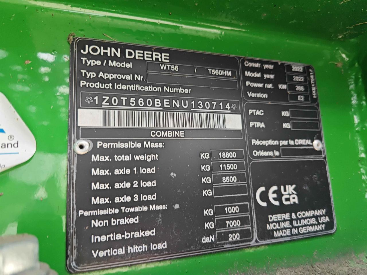 Leasing de John Deere T560 Hillmaster John Deere T560 Hillmaster: foto 10