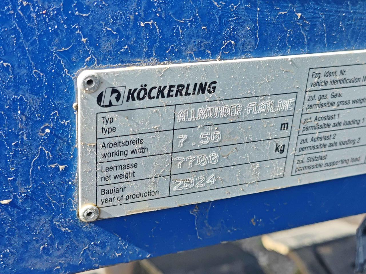 Cultivador Köckerling Allrounder flatline 750: foto 11 Cultivador Köckerling Allrounder flatline 750: foto 11