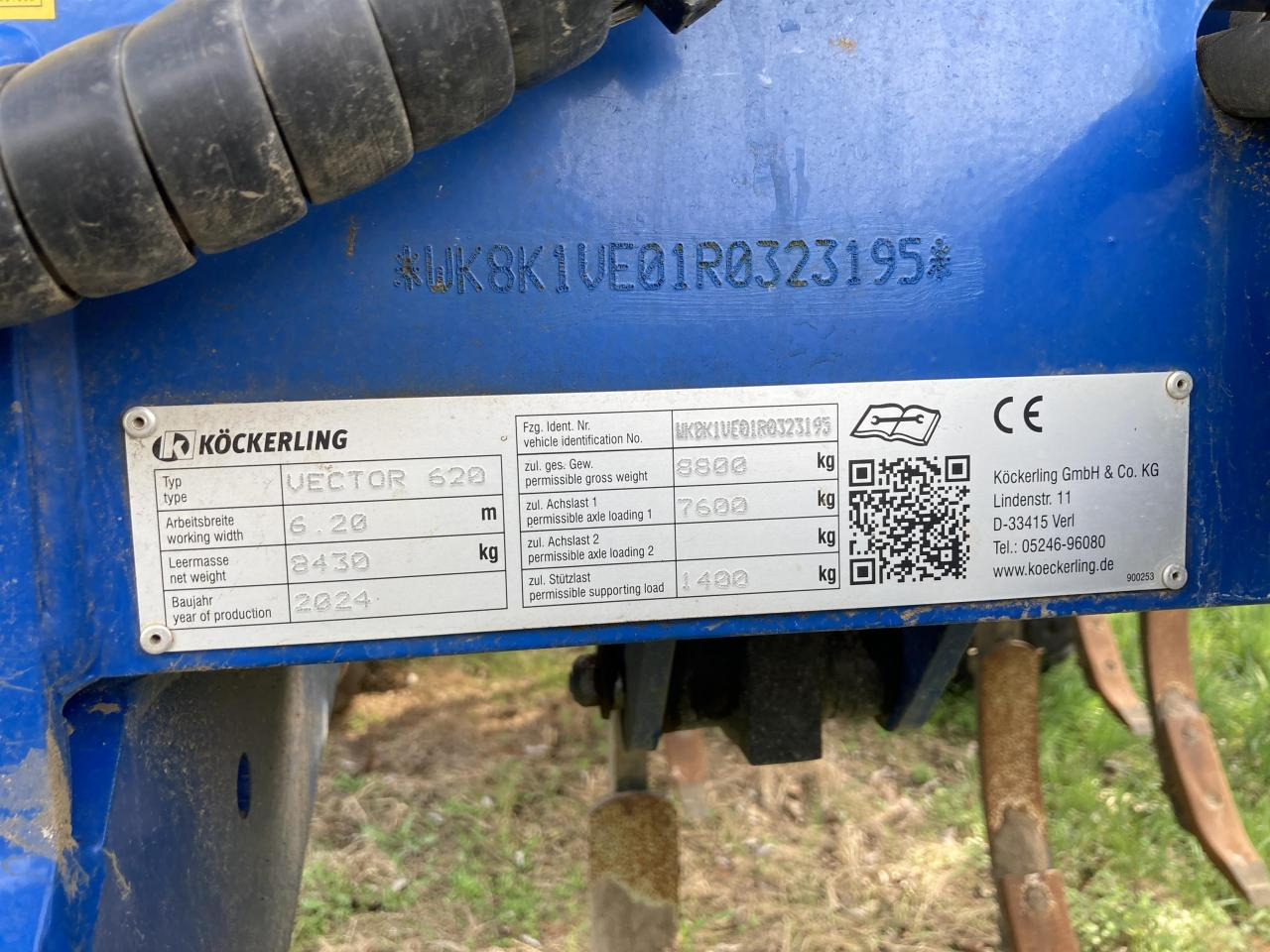 Cultivador Köckerling Vector 620: foto 13