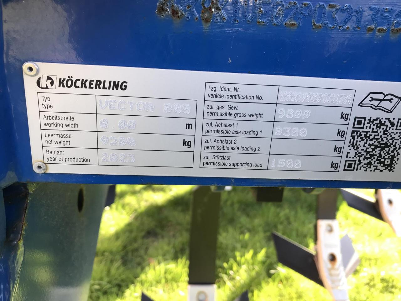 Köckerling Vector 800 - Cultivador: foto 2 Köckerling Vector 800 - Cultivador: foto 2