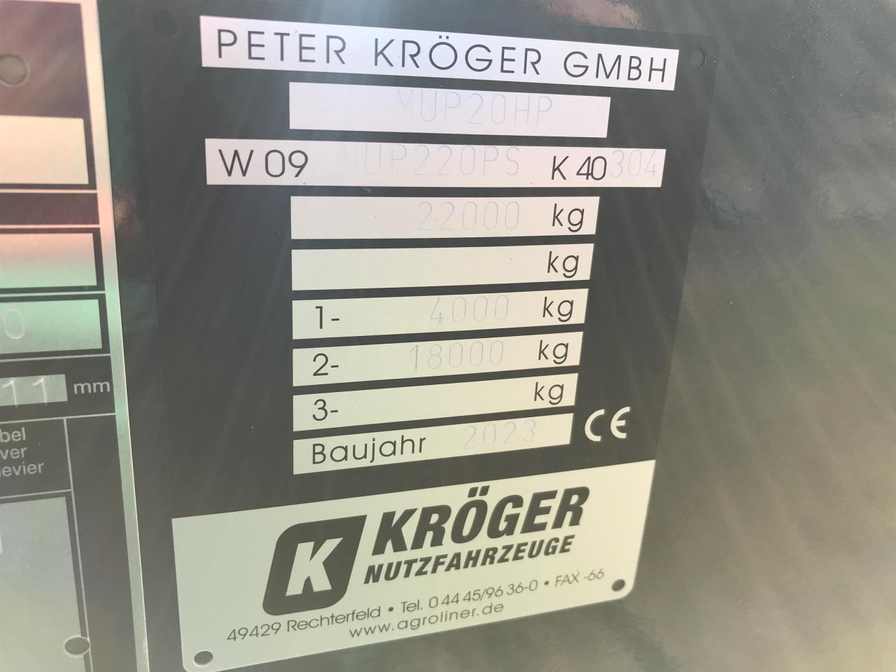 Dúmper Kröger MUP 20 HP: foto 10 Dúmper Kröger MUP 20 HP: foto 10