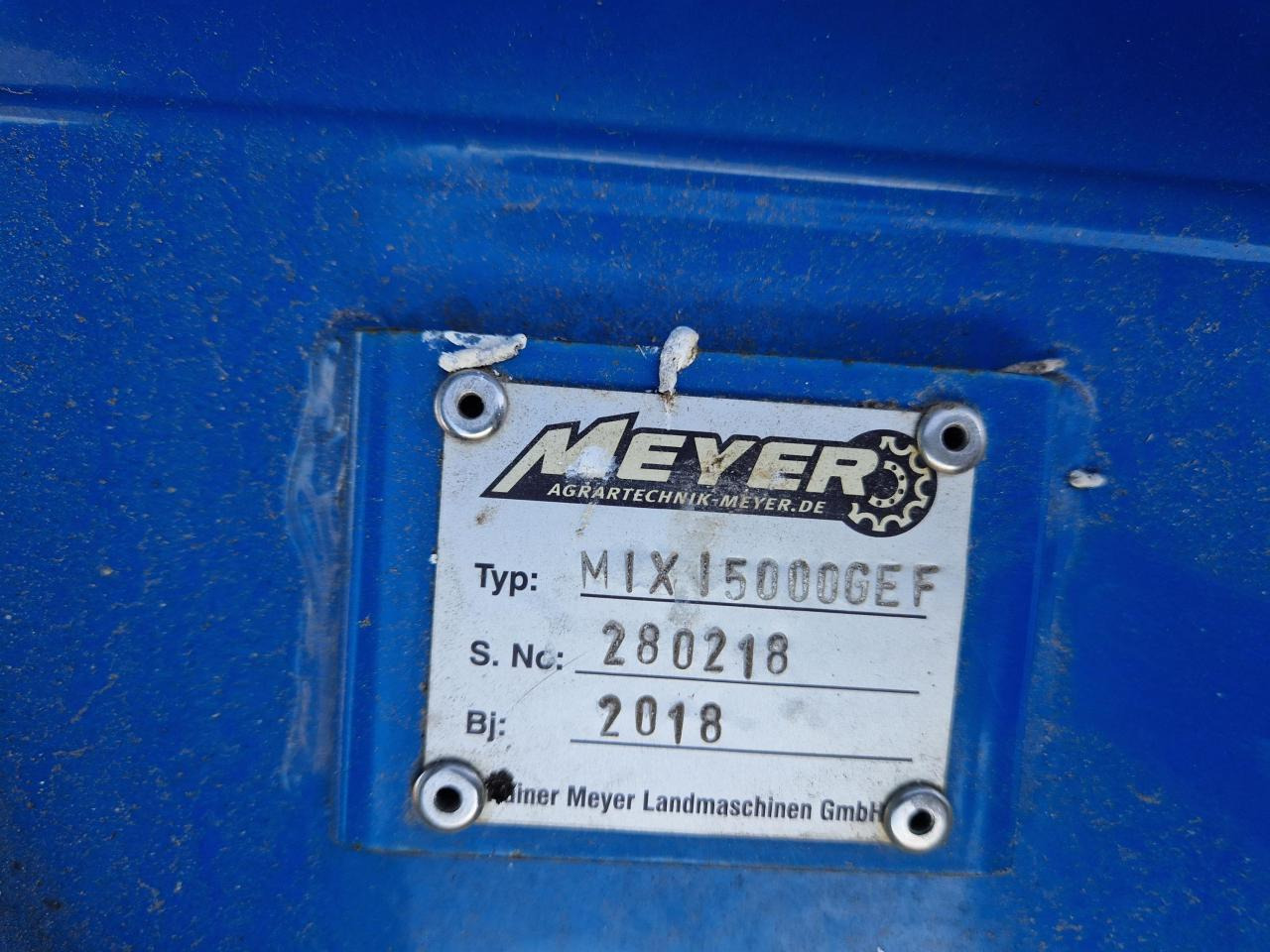 Maquinaria para fertilización Meyer MIXI 5000 GEF: foto 10