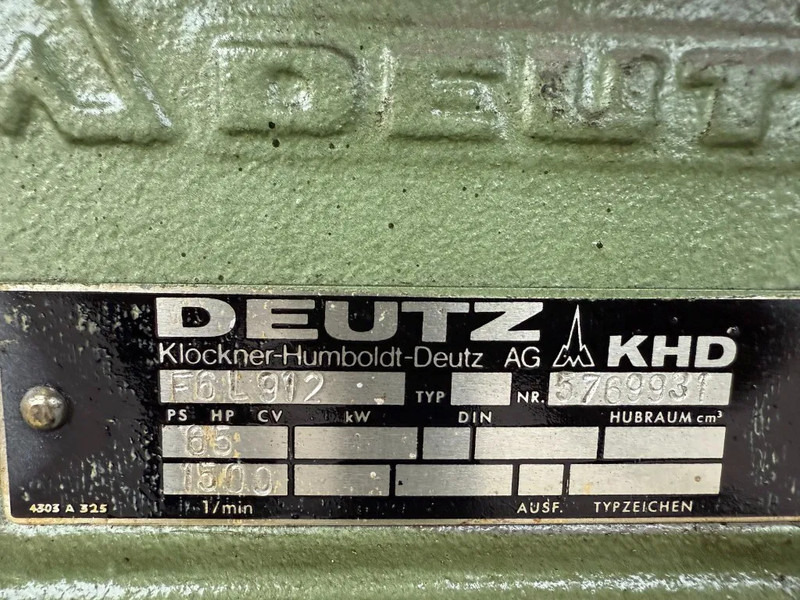 Deutz F6L912 Noodstroom Aggregaat 60 kVA generatorset - Generador industriale: foto 3 Deutz F6L912 Noodstroom Aggregaat 60 kVA generatorset - Generador industriale: foto 3