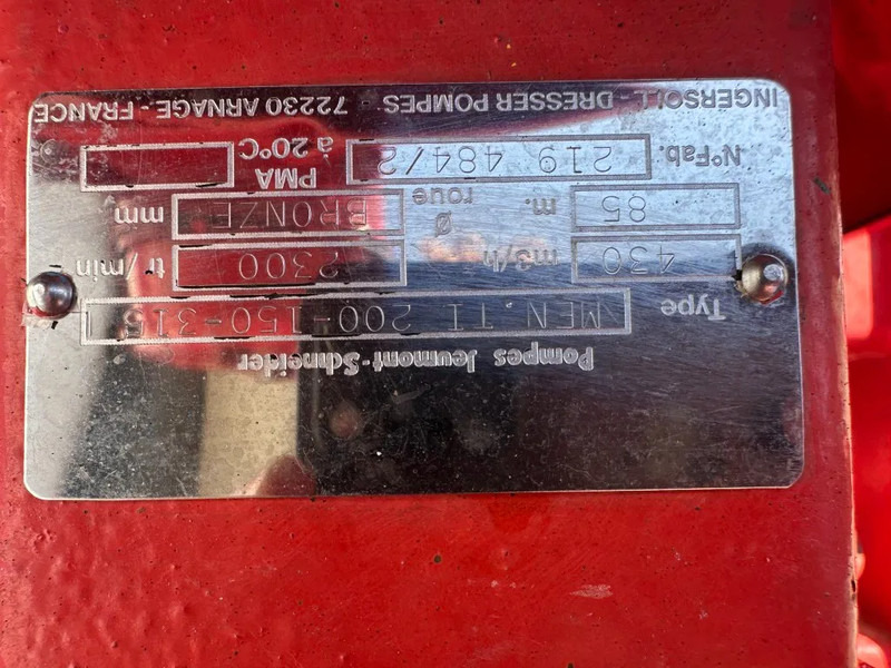 Iveco 8361 SRI 10.00 Ingersoll Dresser Waterpomp as New ! 430 m3 / h 9.5 Bar - Bomba de agua: foto 5 Iveco 8361 SRI 10.00 Ingersoll Dresser Waterpomp as New ! 430 m3 / h 9.5 Bar - Bomba de agua: foto 5