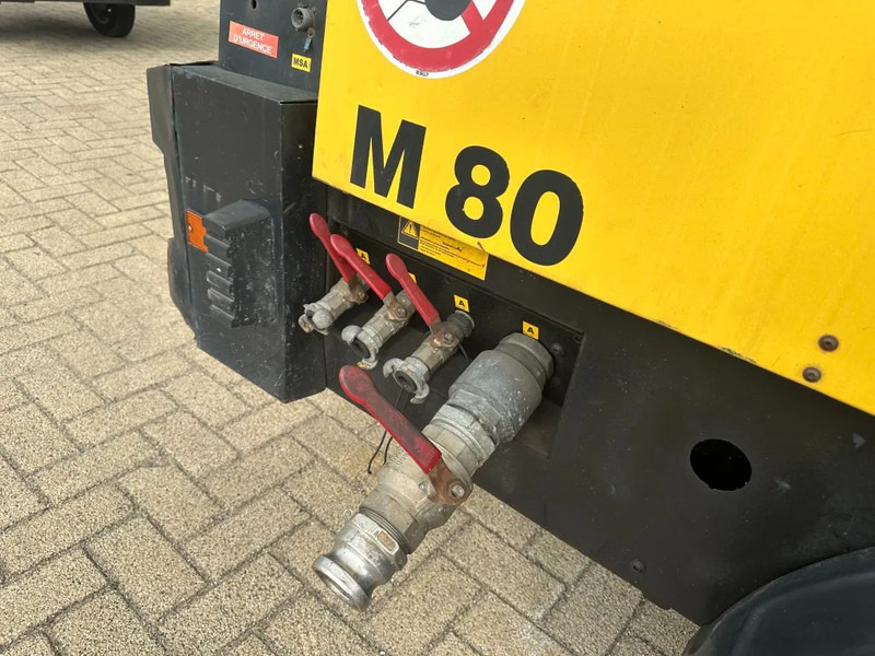 Compresor de aire Kaeser M80 Kubota 8.1 m3 / min 7 Bar 55 kW Mobiele Silent Diesel Compressor: foto 9