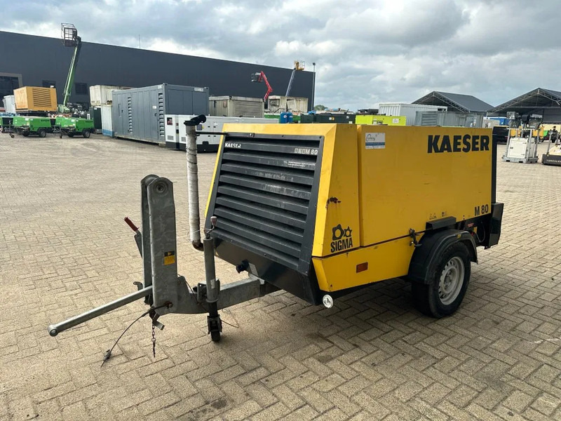 Compresor de aire Kaeser M80 Kubota 8.1 m3 / min 7 Bar 55 kW Mobiele Silent Diesel Compressor: foto 7
