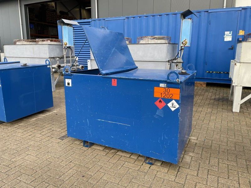 Tanque de almacenamiento Kiwa IBC 1000 liter dieseltank met keuring: foto 14