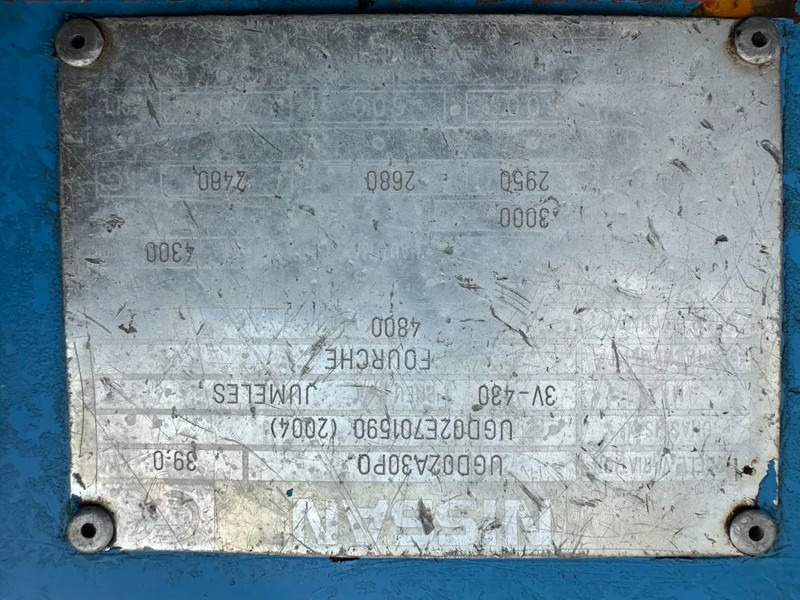 Carretilla elevadora de gas Nissan UGD02A30P0 3 ton Triplex Freelift LPG Heftruck: foto 6 Carretilla elevadora de gas Nissan UGD02A30P0 3 ton Triplex Freelift LPG Heftruck: foto 6