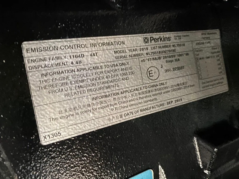 Generador industriale nuevo Perkins 66 kVA Silent generatorset New !: foto 8