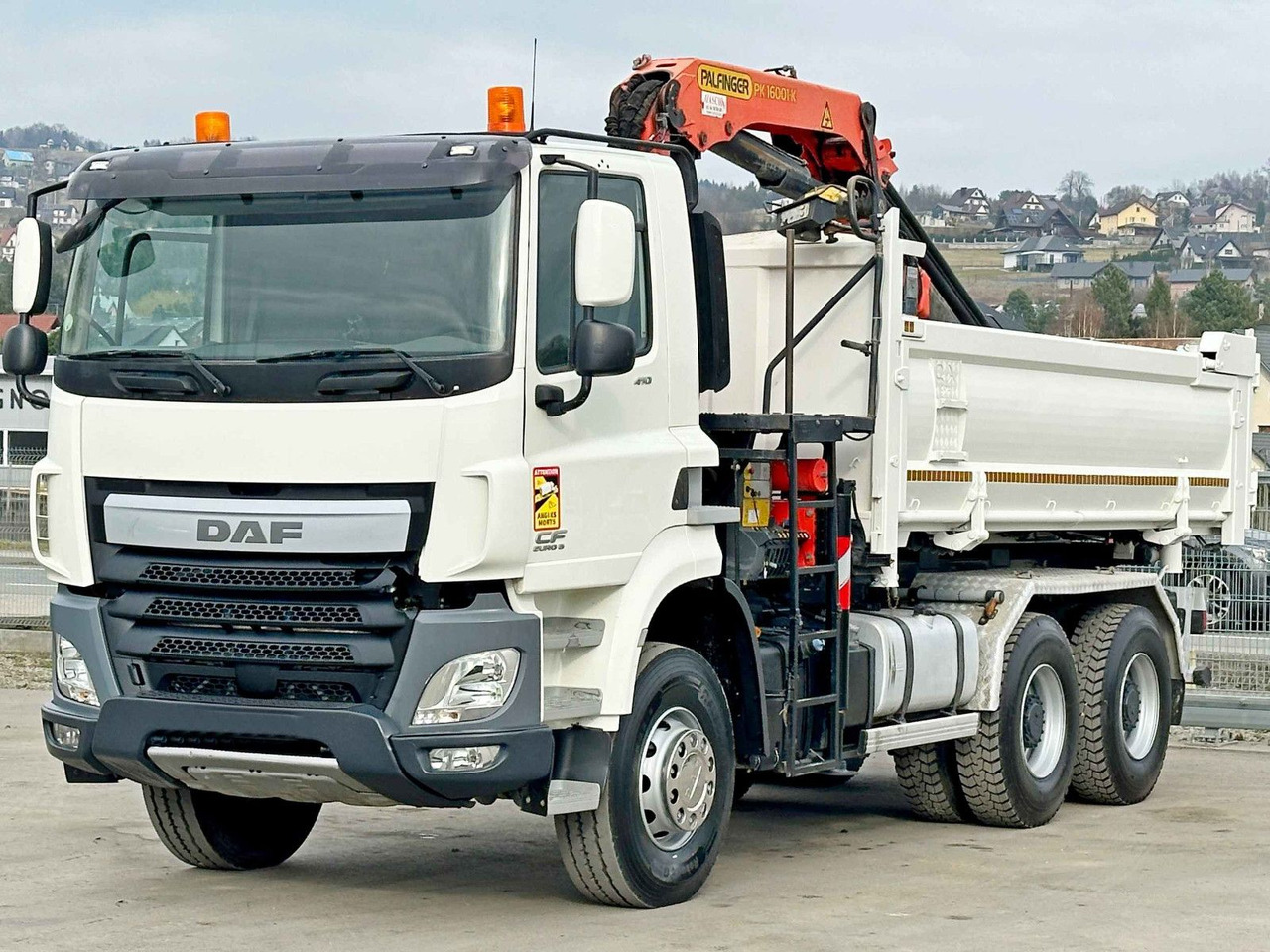 DAF CF 410 * Kipper 4,90 m + PK 16001 - K B * 6x4 - Camión grúa: foto 5 DAF CF 410 * Kipper 4,90 m + PK 16001 - K B * 6x4 - Camión grúa: foto 5