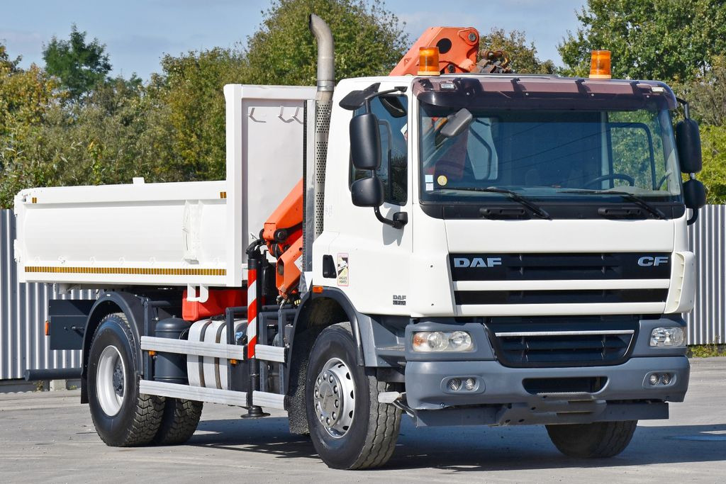 DAF CF 75.310 Kipper 4,30 m + KRAN * TOPZUSTAND - Camión volquete, Camión grúa: foto 4 DAF CF 75.310 Kipper 4,30 m + KRAN * TOPZUSTAND - Camión volquete, Camión grúa: foto 4