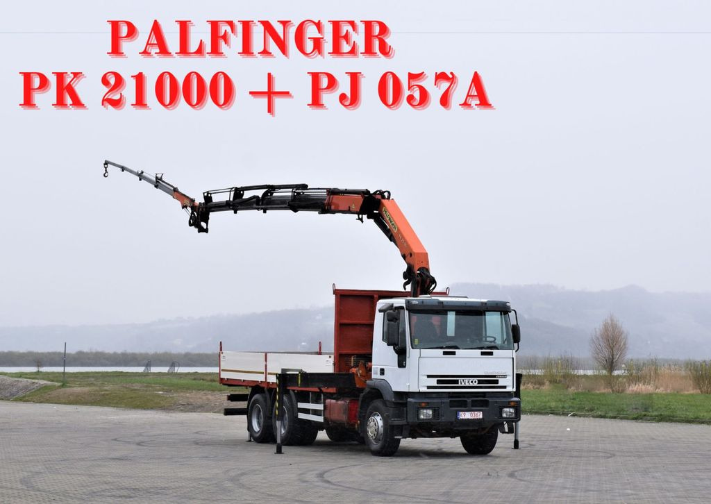 Iveco Eurotrakker 280E35* KRAN +JIB PJ057A/ FUNK*6x4 - Camión grúa, Camión caja abierta: foto 1 Iveco Eurotrakker 280E35* KRAN +JIB PJ057A/ FUNK*6x4 - Camión grúa, Camión caja abierta: foto 1