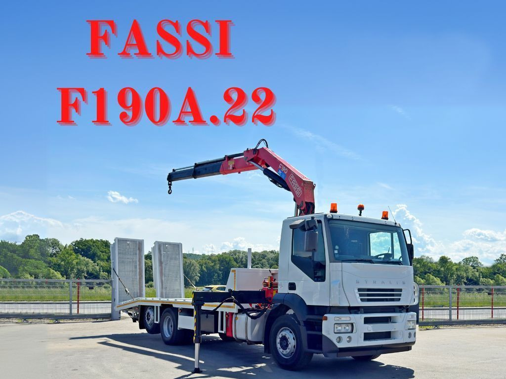 Iveco STRALIS 380 * FASSI F190A.22 + FUNK * TOP - Grua de remolque autos: foto 1 Iveco STRALIS 380 * FASSI F190A.22 + FUNK * TOP - Grua de remolque autos: foto 1