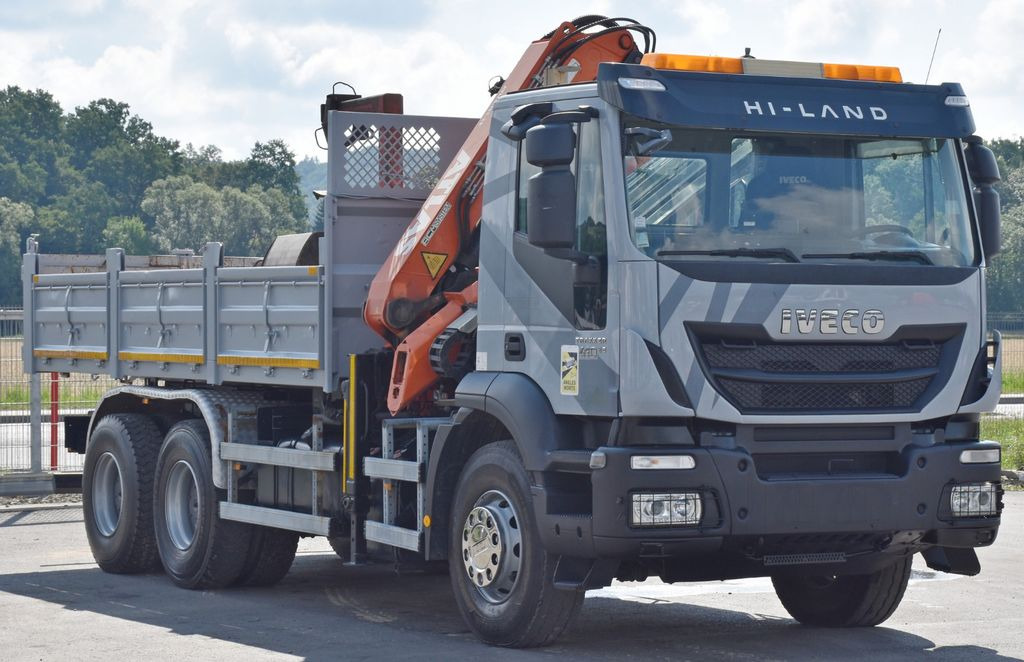 Iveco TRAKKER 410*Kipper 5,20m*ATLAS 165.2E * FUNK/6x4 - Camión volquete, Camión grúa: foto 3 Iveco TRAKKER 410*Kipper 5,20m*ATLAS 165.2E * FUNK/6x4 - Camión volquete, Camión grúa: foto 3