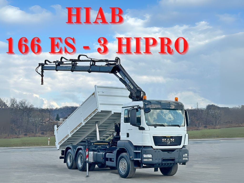 MAN TGS 26.400 * HIAB 166 ES - 3 HIPRO + FUNK * 6x4 MAN TGS 26.400 * HIAB 166 ES - 3 HIPRO + FUNK * 6x4 - Camión grúa, Camión volquete: foto 1 MAN TGS 26.400 * HIAB 166 ES - 3 HIPRO + FUNK * 6x4 MAN TGS 26.400 * HIAB 166 ES - 3 HIPRO + FUNK * 6x4 - Camión grúa, Camión volquete: foto 1