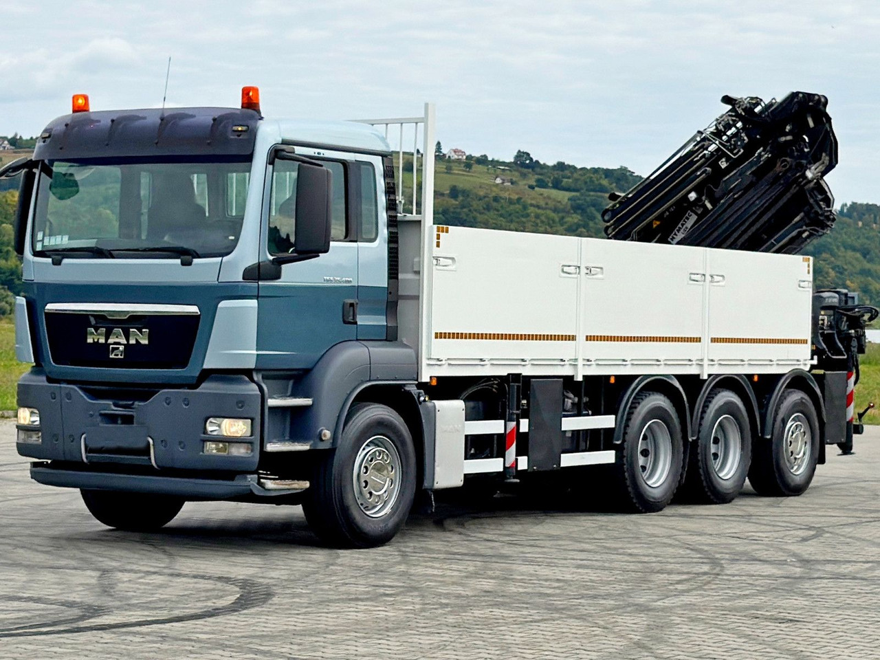 MAN TGS 35.480*HIAB 377 E-5 HIPRO+JIB 70X-3FUNK /8x4 - Camión grúa: foto 3 MAN TGS 35.480*HIAB 377 E-5 HIPRO+JIB 70X-3FUNK /8x4 - Camión grúa: foto 3