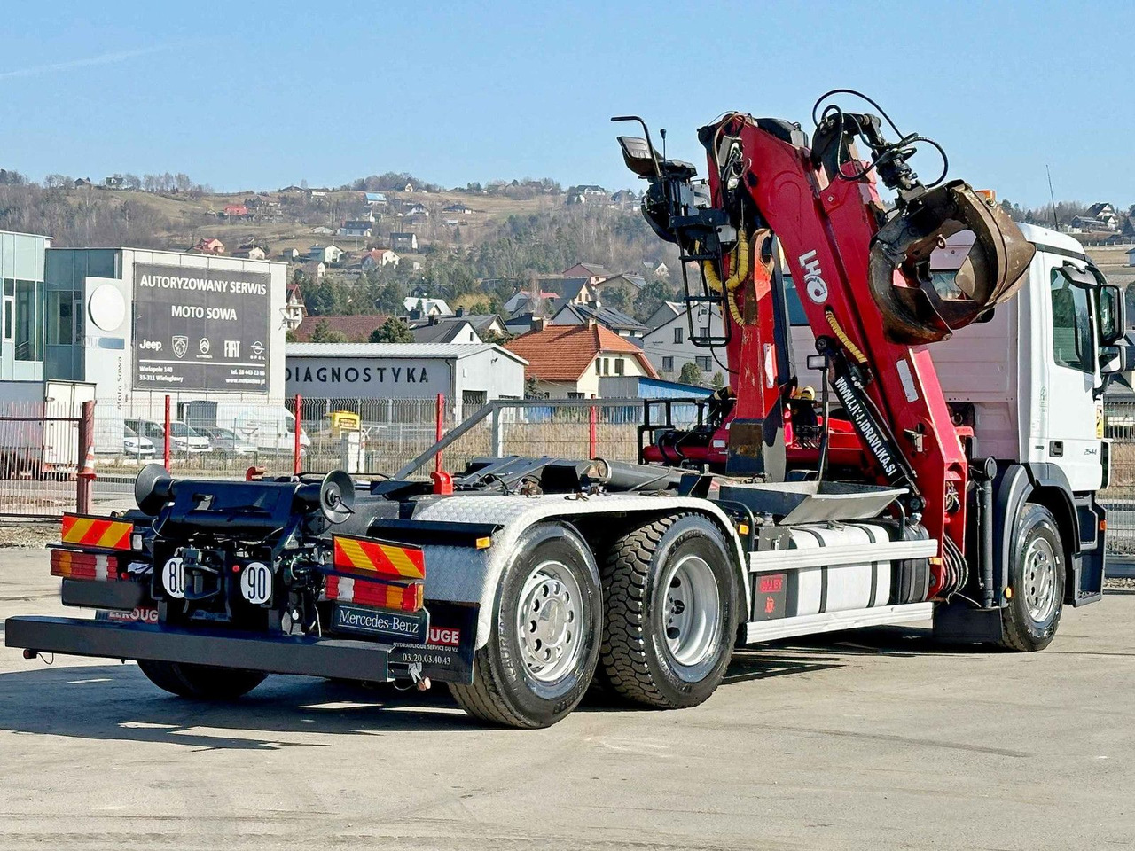 Mercedes-Benz ACTROS 2544 * ABROLLKIPPER * LHO L190Z(78) * TOP - Camión multibasculante, Camión grúa: foto 5 Mercedes-Benz ACTROS 2544 * ABROLLKIPPER * LHO L190Z(78) * TOP - Camión multibasculante, Camión grúa: foto 5