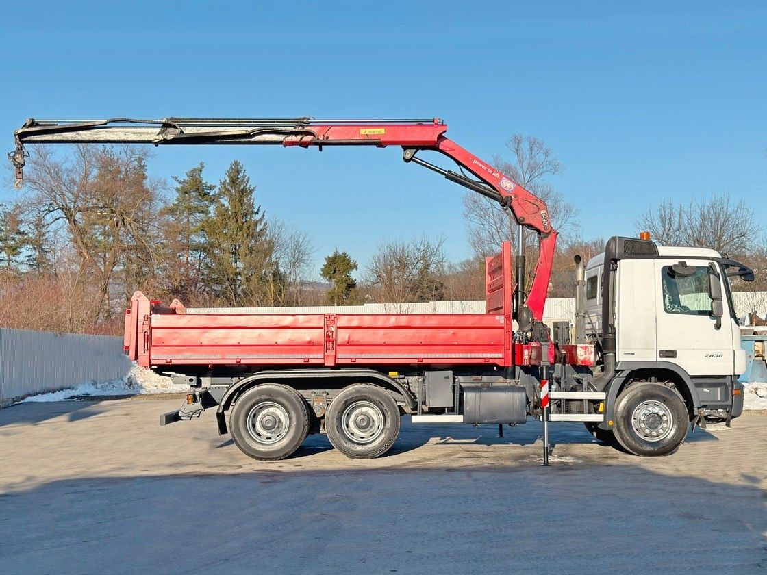 Mercedes-Benz ACTROS 2636* KIPPER 5,25 + BORDMATIC / 6x4 - Camión grúa: foto 4 Mercedes-Benz ACTROS 2636* KIPPER 5,25 + BORDMATIC / 6x4 - Camión grúa: foto 4