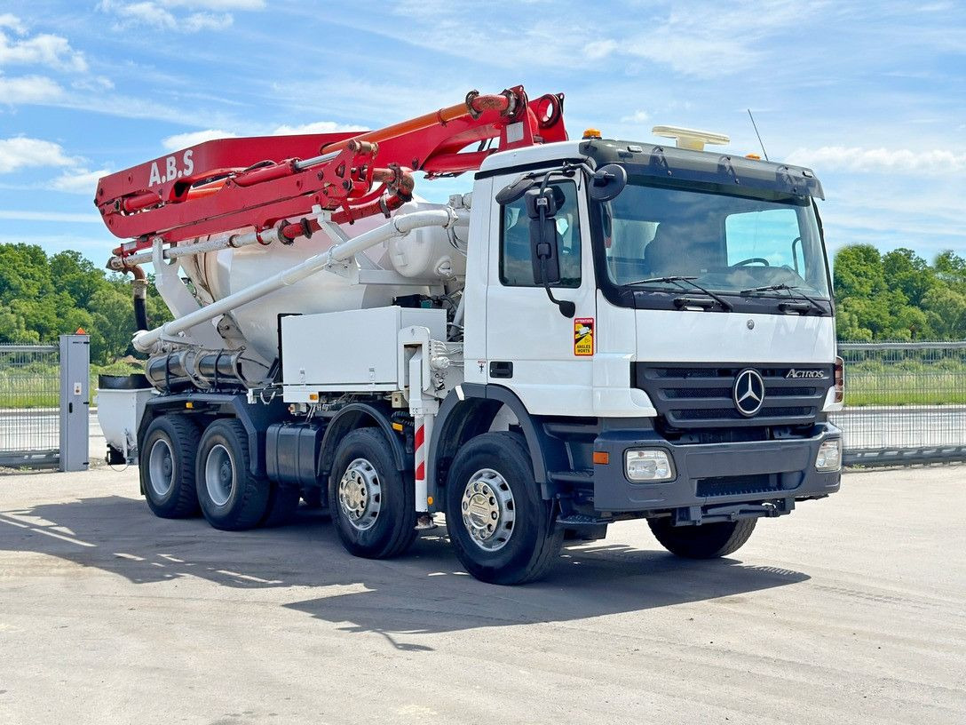 Mercedes-Benz ACTROS 3241* Betonpumpe 21m *8x4 * Top Zustand Mercedes-Benz ACTROS 3241* Betonpumpe 21m *8x4 * Top Zustand - Bomba de hormigón: foto 1 Mercedes-Benz ACTROS 3241* Betonpumpe 21m *8x4 * Top Zustand Mercedes-Benz ACTROS 3241* Betonpumpe 21m *8x4 * Top Zustand - Bomba de hormigón: foto 1