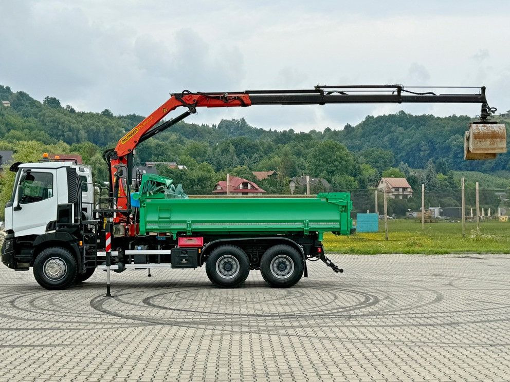 Camión grúa Renault C 430 *KIPPER 5,10 m + PK 16001 - K B* 6x4: foto 6