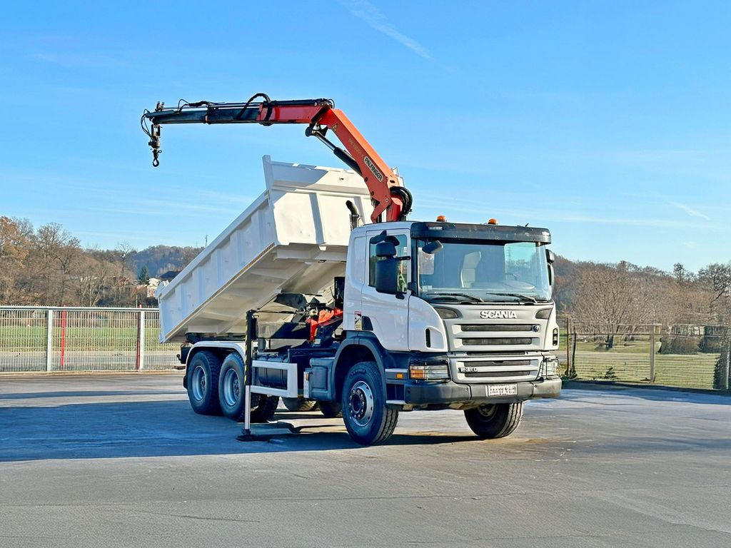 Scania P 360 Kipper 4,70 m * PK 13001-KA + FUNK * 6x4 - Camión grúa, Camión volquete: foto 2 Scania P 360 Kipper 4,70 m * PK 13001-KA + FUNK * 6x4 - Camión grúa, Camión volquete: foto 2