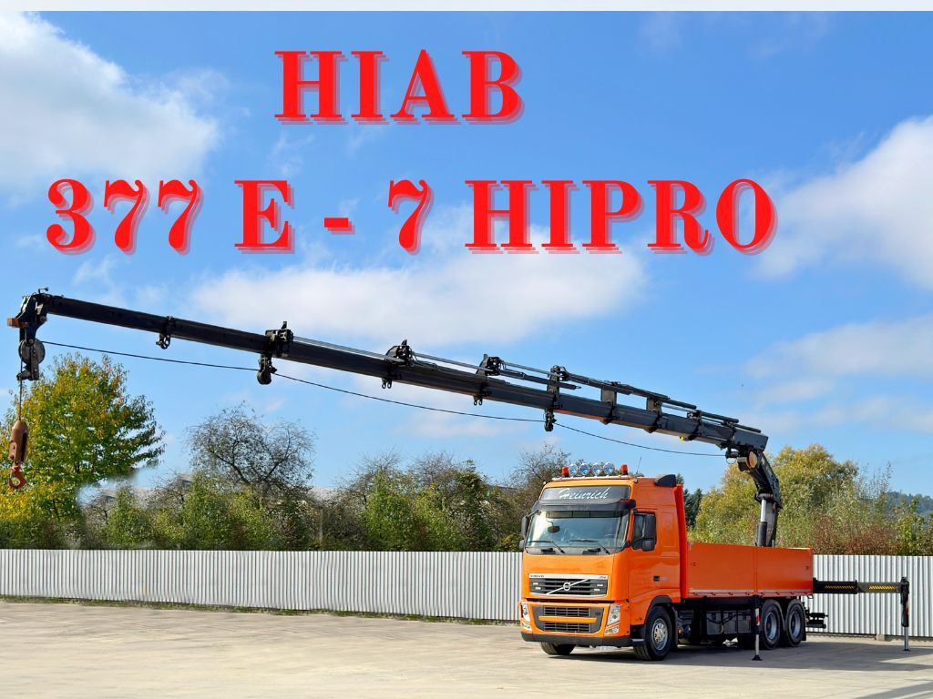 Volvo FH 460 * HIAB 377 E - 7 HIPRO + FUNK * 6x4 - Camión grúa: foto 1 Volvo FH 460 * HIAB 377 E - 7 HIPRO + FUNK * 6x4 - Camión grúa: foto 1