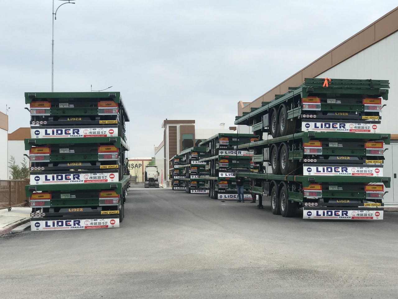 Semirremolque portacontenedore/ Intercambiable nuevo LIDER 2024 MODEL NEW DIRECTLY FROM MANUFACTURER FACTORY AVAILABLE READY: foto 8