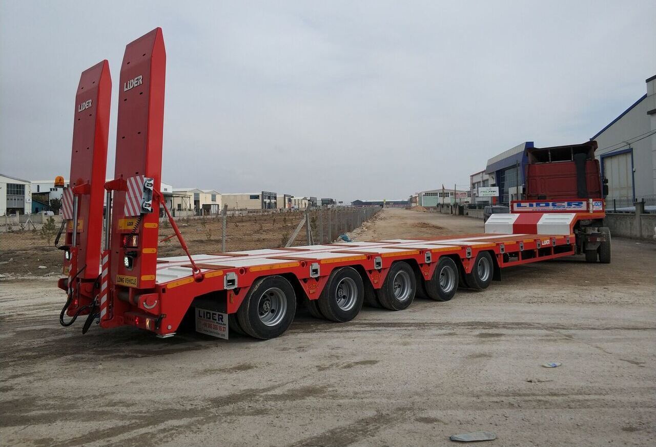Semirremolque góndola rebajadas para transporte de equipos pesados nuevo LIDER 2025  READY IN STOCK 50 TONS CAPACITY LOWBED: foto 10