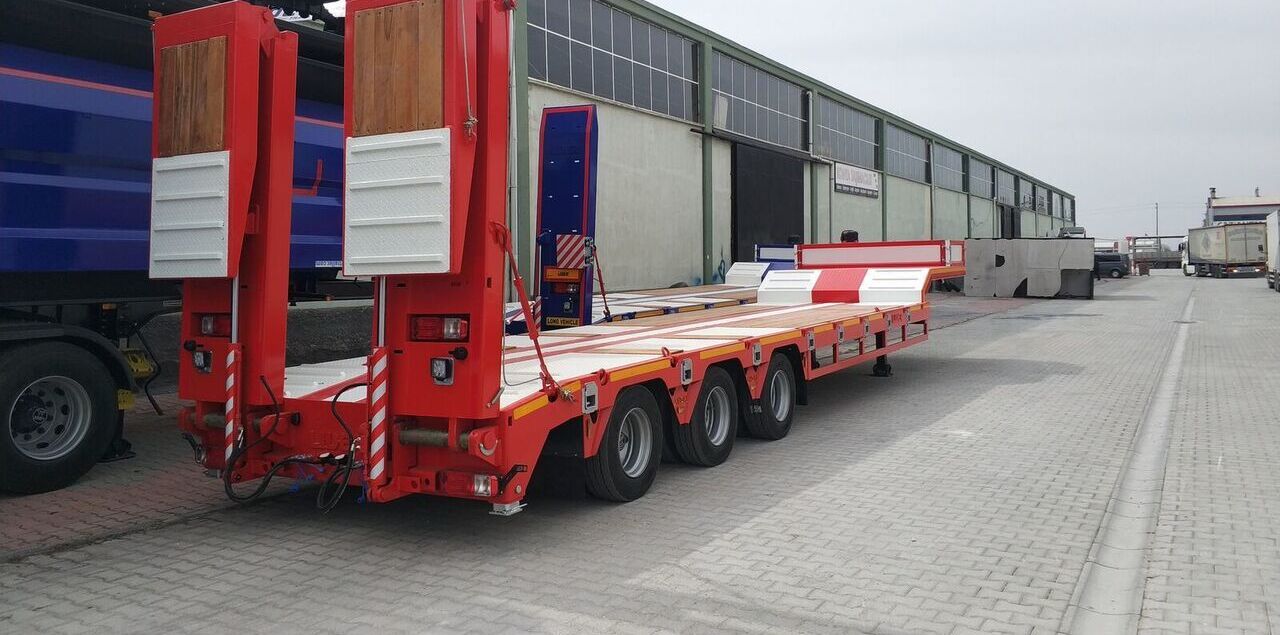 Semirremolque góndola rebajadas para transporte de equipos pesados nuevo LIDER 2025  READY IN STOCK 50 TONS CAPACITY LOWBED: foto 6