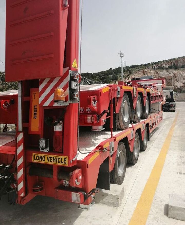 Semirremolque góndola rebajadas para transporte de equipos pesados nuevo LIDER 2025  READY IN STOCK 50 TONS CAPACITY LOWBED: foto 8