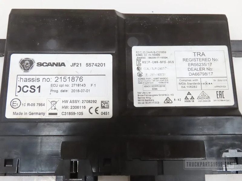 Scania 2718143 DCS1 regeleenheid Scania - Unidad de control para Camión: foto 2 Scania 2718143 DCS1 regeleenheid Scania - Unidad de control para Camión: foto 2