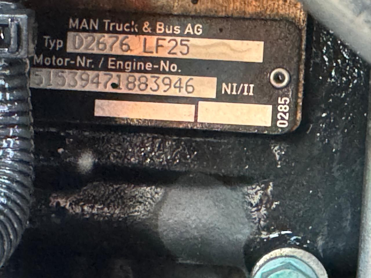 MAN TGX D2676 LF25 480PS EURO 6 - Motor y piezas para Camión: foto 5 MAN TGX D2676 LF25 480PS EURO 6 - Motor y piezas para Camión: foto 5