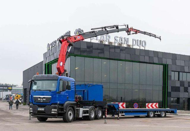 MAN TGS 26.400 6x4 HMF 3722 Fly Crane Semitrailer - Cabeza tractora: foto 1 MAN TGS 26.400 6x4 HMF 3722 Fly Crane Semitrailer - Cabeza tractora: foto 1