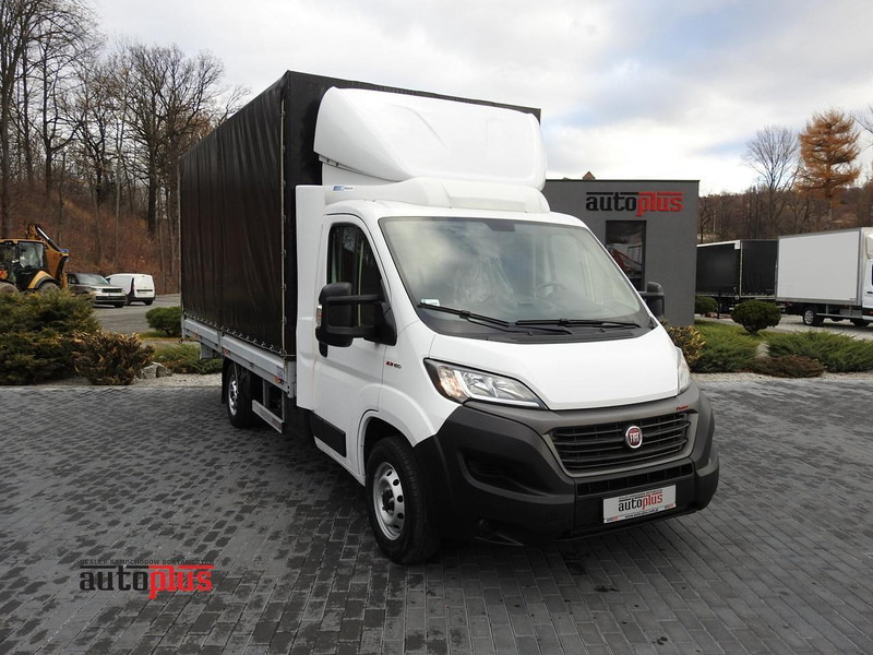 Fiat DUCATO PLANDEKA 10 PALET KLIMATYZACJA PNEUMATYKA 160KM [ T63576 - Furgoneta con lona: foto 1 Fiat DUCATO PLANDEKA 10 PALET KLIMATYZACJA PNEUMATYKA 160KM [ T63576 - Furgoneta con lona: foto 1