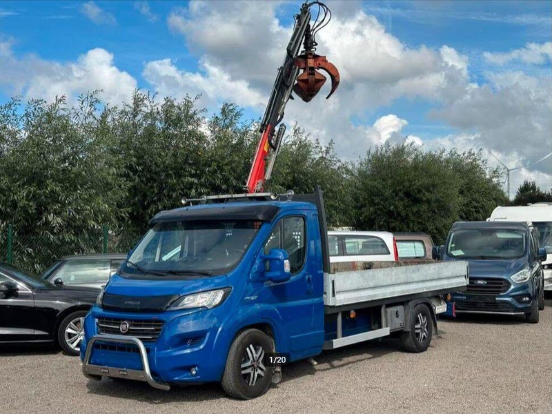 Fiat Ducato 2.3 Flatbed + crane - Camión caja abierta, Camión grúa: foto 3 Fiat Ducato 2.3 Flatbed + crane - Camión caja abierta, Camión grúa: foto 3