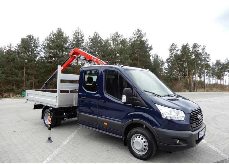 Ford Transit 2.0 - Doka flatbed+crane - Camión caja abierta, Camión grúa: foto 2 Ford Transit 2.0 - Doka flatbed+crane - Camión caja abierta, Camión grúa: foto 2
