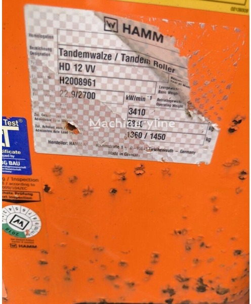 Rodillo Hamm HD 12 VV - Mini road roller: foto 14 Rodillo Hamm HD 12 VV - Mini road roller: foto 14
