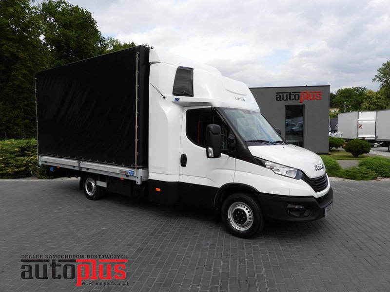 Iveco DAILY 35S18 PLANDEKA WINDA 10 PALET WEBASTO TEMPOMAT PNEUMATYKA - Furgoneta con lona: foto 1 Iveco DAILY 35S18 PLANDEKA WINDA 10 PALET WEBASTO TEMPOMAT PNEUMATYKA - Furgoneta con lona: foto 1