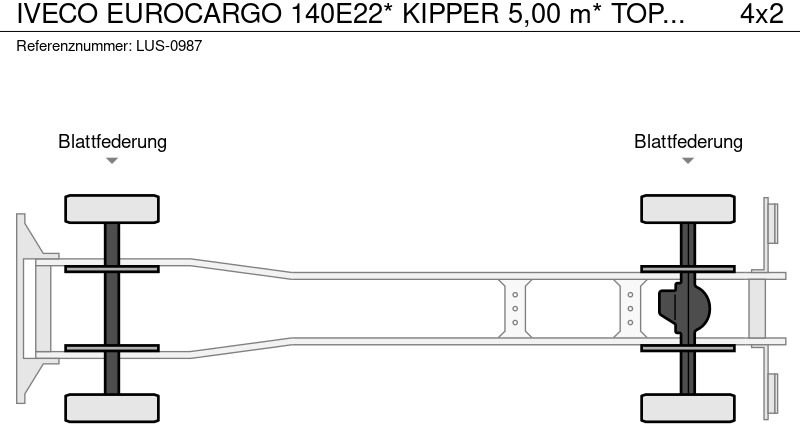Camión volquete Iveco EUROCARGO 140E22* KIPPER 5,00 m* TOPZUSTAND: foto 16