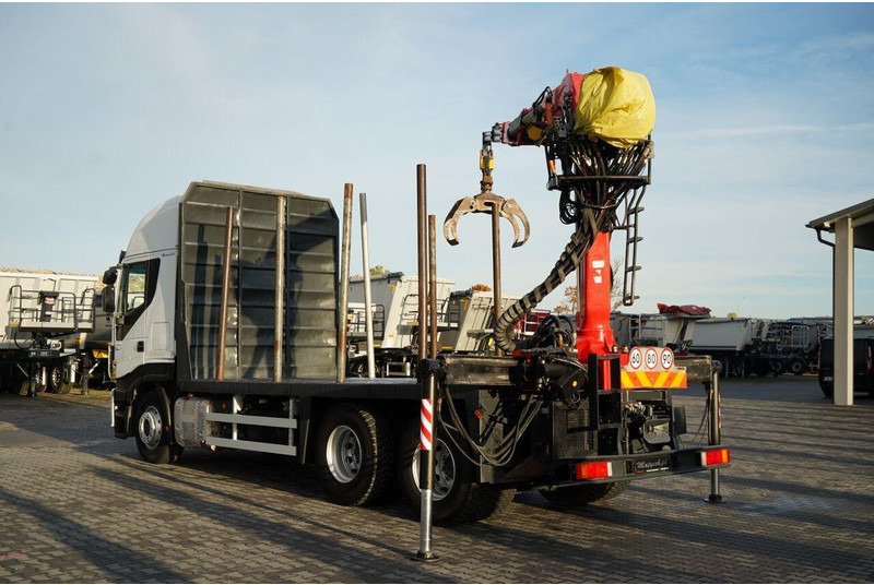 Iveco STRALIS 560 / 6X4 / DO DREWNA / DO DRZEWA / DO LASU / HDS PALFIN - Camión forestal, Camión grúa: foto 4 Iveco STRALIS 560 / 6X4 / DO DREWNA / DO DRZEWA / DO LASU / HDS PALFIN - Camión forestal, Camión grúa: foto 4