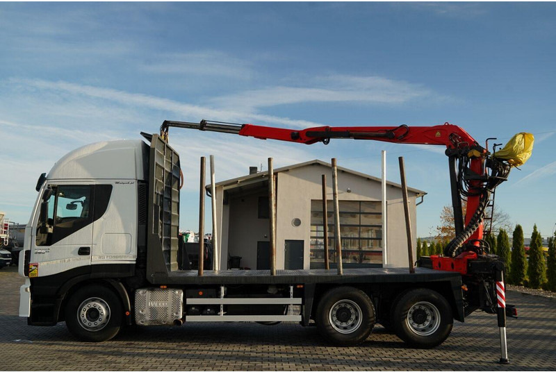 Iveco STRALIS 560 / 6X4 / DO DREWNA / DO DRZEWA / DO LASU / HDS PALFIN - Camión forestal, Camión grúa: foto 3 Iveco STRALIS 560 / 6X4 / DO DREWNA / DO DRZEWA / DO LASU / HDS PALFIN - Camión forestal, Camión grúa: foto 3