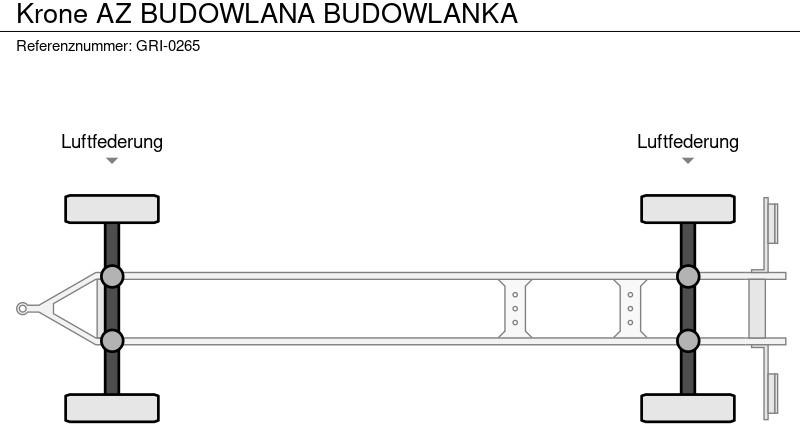 Remolque plataforma/ Caja abierta Krone AZ BUDOWLANA BUDOWLANKA: foto 9 Remolque plataforma/ Caja abierta Krone AZ BUDOWLANA BUDOWLANKA: foto 9