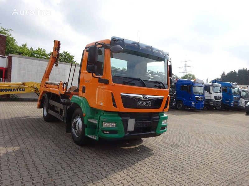 MAN TGM 18.340 Meiller AK12 MT Skip Loader - Camión portacontenedor de cadenas: foto 3 MAN TGM 18.340 Meiller AK12 MT Skip Loader - Camión portacontenedor de cadenas: foto 3