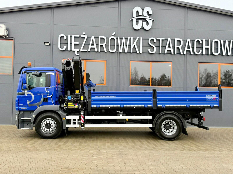 MAN TGM TGL TGS 18.250 // wywrotka 3-S + HDS HMF 1420 - K2 // bu - Camión volquete, Camión grúa: foto 4 MAN TGM TGL TGS 18.250 // wywrotka 3-S + HDS HMF 1420 - K2 // bu - Camión volquete, Camión grúa: foto 4