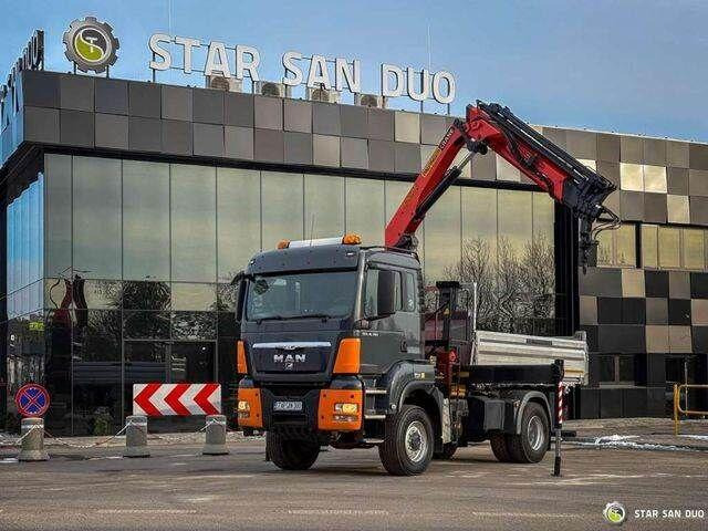 MAN TGS 18.480 PALFINGER PK 16502 HDS Crane,Kipper - Camión volquete, Camión grúa: foto 5 MAN TGS 18.480 PALFINGER PK 16502 HDS Crane,Kipper - Camión volquete, Camión grúa: foto 5