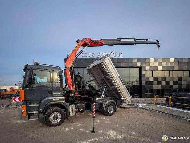 MAN TGS 18.480 PALFINGER PK 16502 HDS Crane,Kipper - Camión volquete, Camión grúa: foto 2 MAN TGS 18.480 PALFINGER PK 16502 HDS Crane,Kipper - Camión volquete, Camión grúa: foto 2