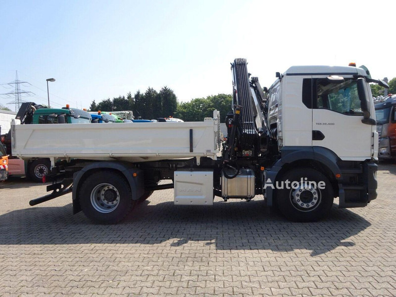 Leasing de MAN TGS 22.400 - 3 way tipper + crane MAN TGS 22.400 - 3 way tipper + crane: foto 13