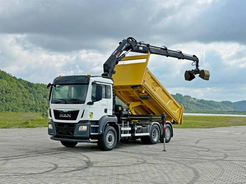 MAN TGS 26.400 * HIAB X-HIDUO 188 E-3 + FUNK * 6x4 - Camión volquete, Camión grúa: foto 2 MAN TGS 26.400 * HIAB X-HIDUO 188 E-3 + FUNK * 6x4 - Camión volquete, Camión grúa: foto 2