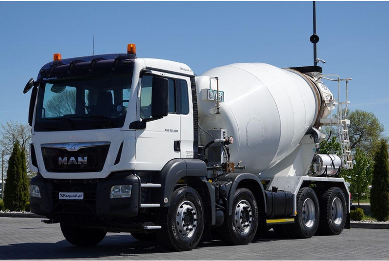 MAN TGS 32.400 / 8X4 / GRUSZKA / BETONOMIESZARKA / 9 M3 / IMER / MAN - Camión hormigonera: foto 1 MAN TGS 32.400 / 8X4 / GRUSZKA / BETONOMIESZARKA / 9 M3 / IMER / MAN - Camión hormigonera: foto 1