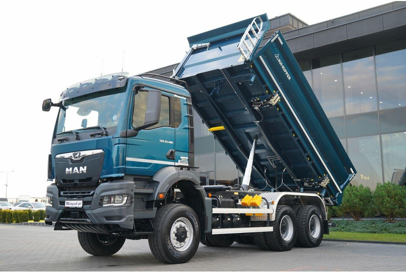 MAN TGS 33.480 / 6X6 / WYWROTKA 3 STRONNA / BORDMATIC / HYDROBURTA / - Camión volquete: foto 1 MAN TGS 33.480 / 6X6 / WYWROTKA 3 STRONNA / BORDMATIC / HYDROBURTA / - Camión volquete: foto 1